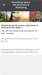 Mobile Screenshot of bspacemindfulness.com